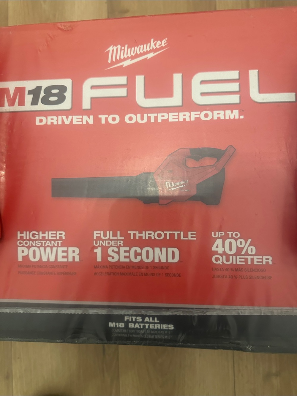 Milwaukee M18 Fuel Cordless Blower in Red